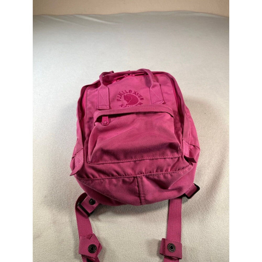 FJALLRAVEN KANKEN RE-KANKEN MINI SPECIAL EDITION BACKPACK - PINK ROSE bag - Picture 2 of 9